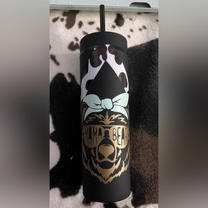 Custom made “mama bear” tumbler